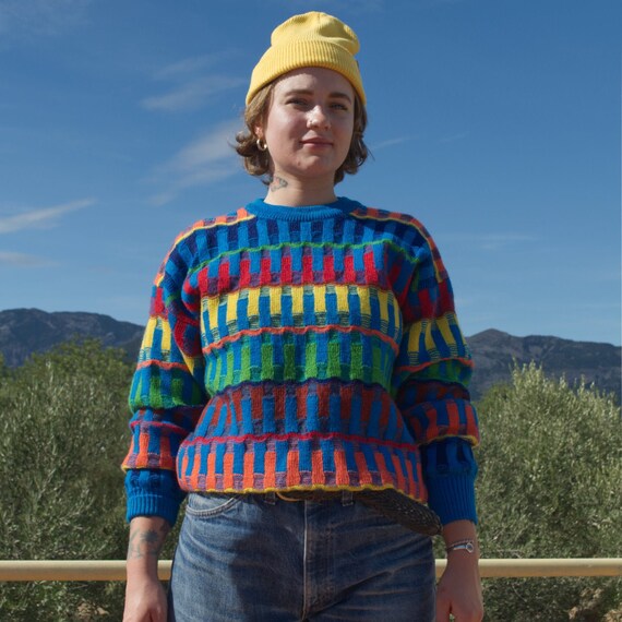 Vintage Jumper Women, Vintage Wool Jumper, Vintage