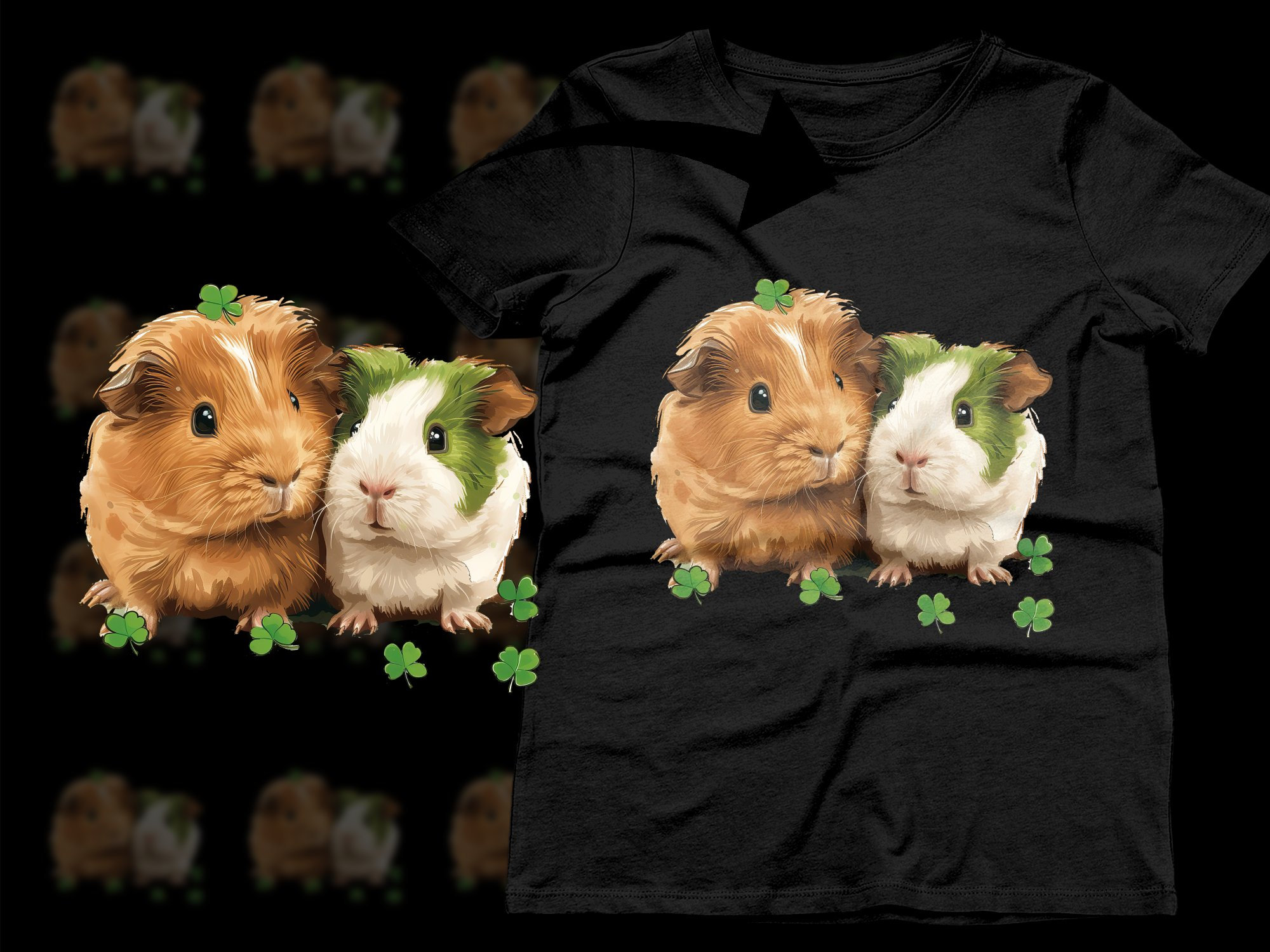 st patricks day guinea pigs