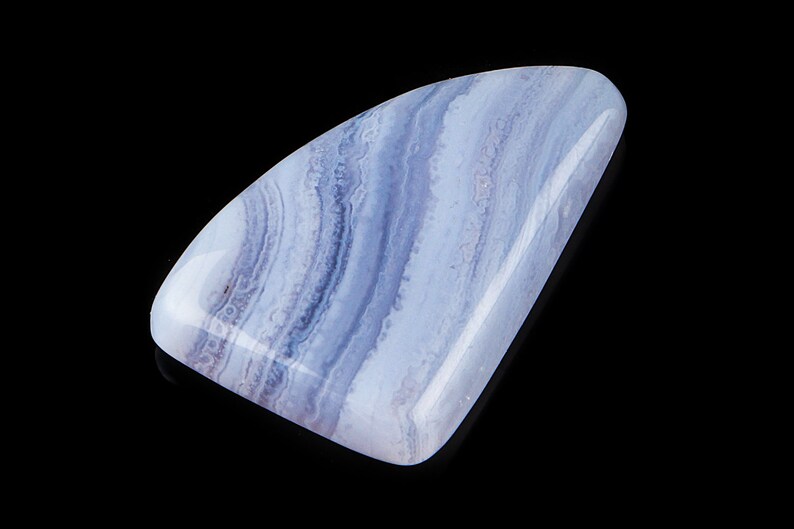 Natural Blue Lace Agate Pendant Cabochon Supplies Wholesale Unique Cabochon Crystal Loose Gemstone Cabochon Pendant for Jewelry Making