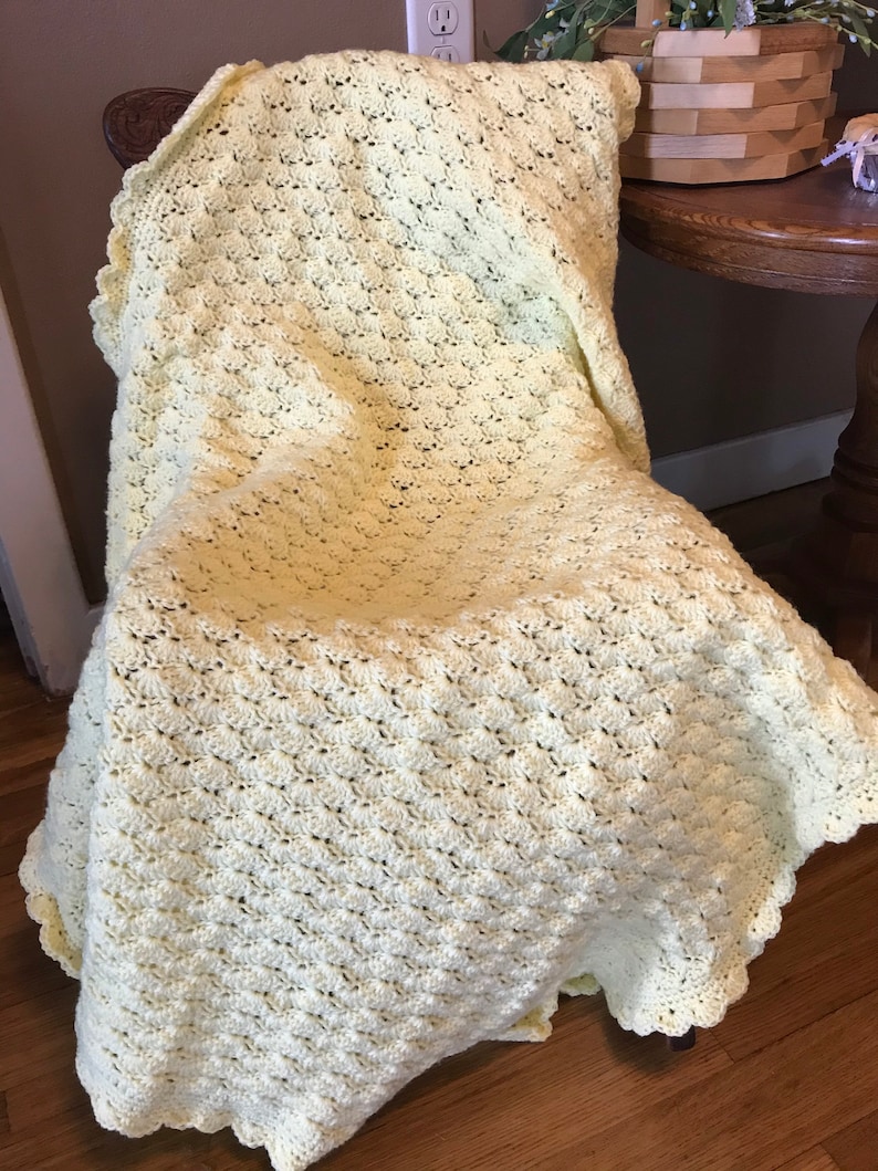 Crochet Baby Blanket Gender Neutral Baby Blanket Crochet Etsy