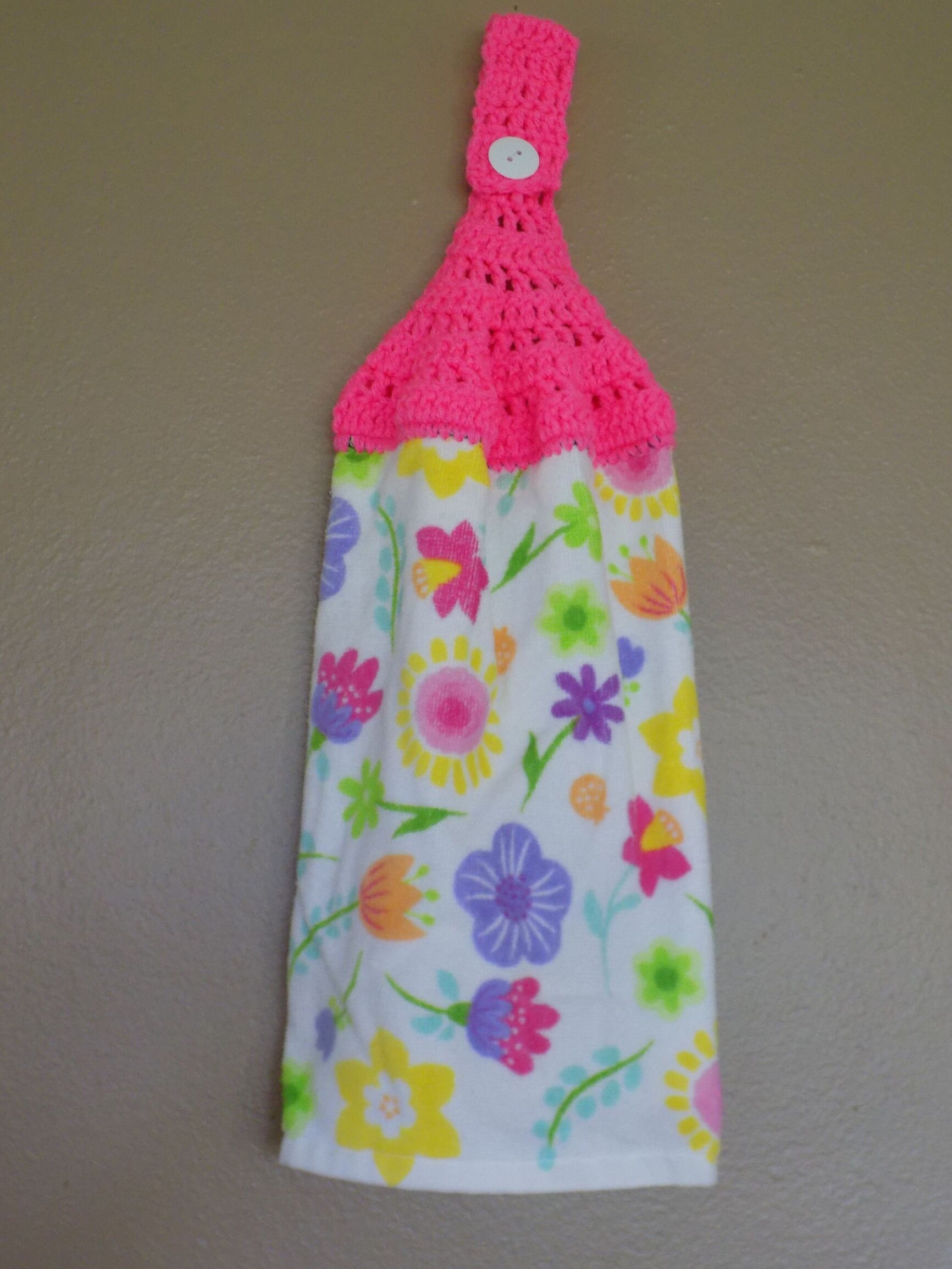 Kitchen & Dining Linens Home & Living Kitchen Towel With Crochet Top