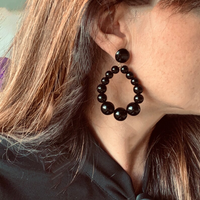 great model Donna vintage earrings