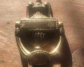 Vintage Large Solid Brass House Front Door Knocker Decoration Rustic Classic Style Home Decor