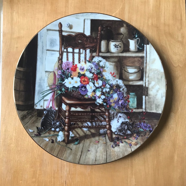 George Vintage Collection Plate Country Cuttings 1990 W.S