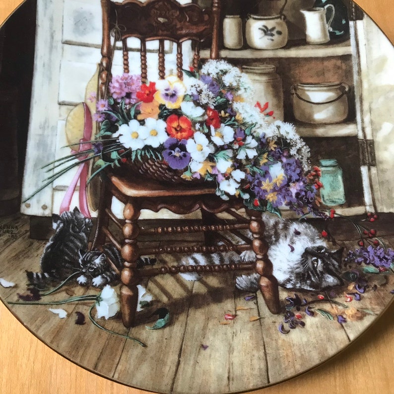 George Vintage Collection Plate Country Cuttings 1990 W.S