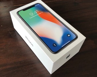 New box iphone x silver