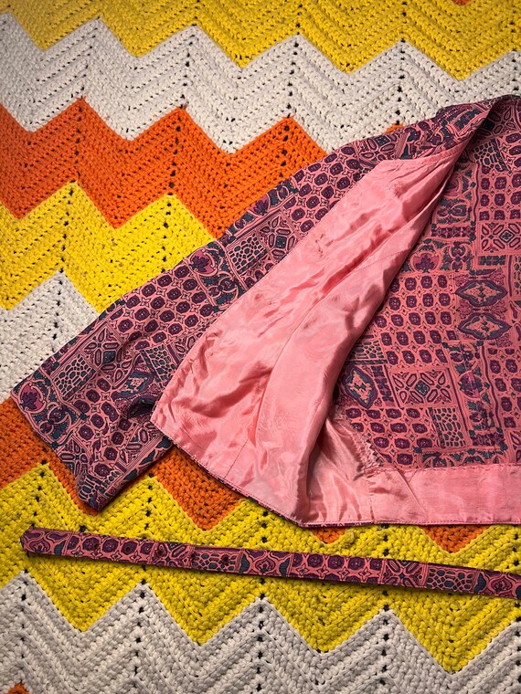 Handmade 40’s-50’s Dress w Bolero and Belt - image 8