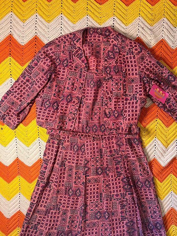Handmade 40’s-50’s Dress w Bolero and Belt - image 2