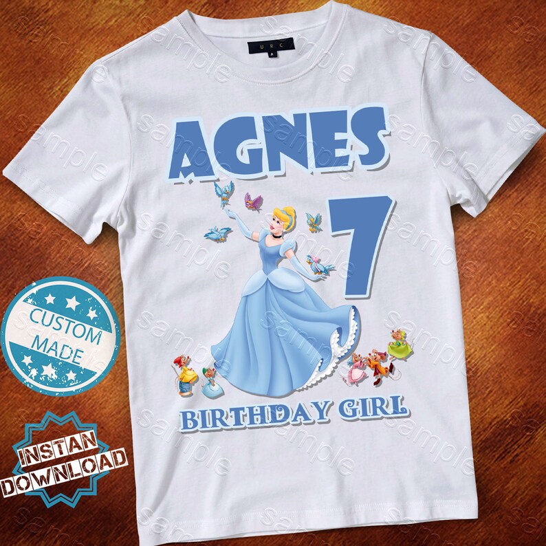 cinderella birthday shirt
