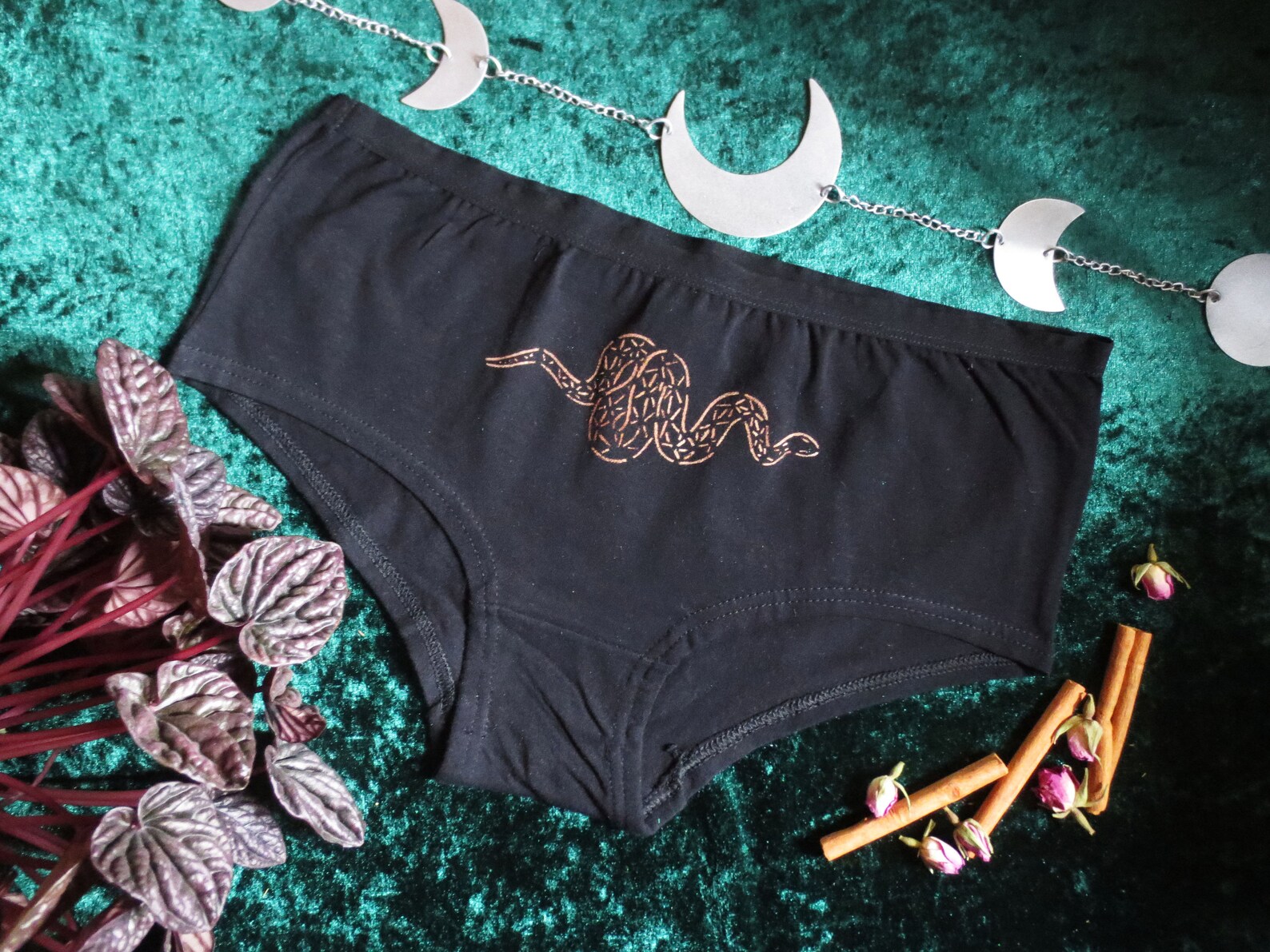 Panties Snake Size L witch lingerie goth lingerie | Etsy