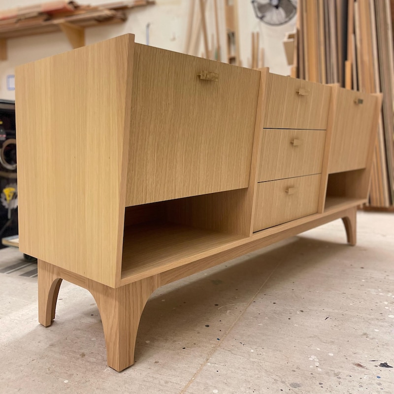 Mid Century Bathroom Vanity - Etsy