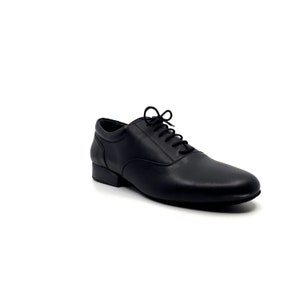 Movimiento Zapateo Black Leather Handmade Men Classic Argentine Tango Shoe - MOVM007