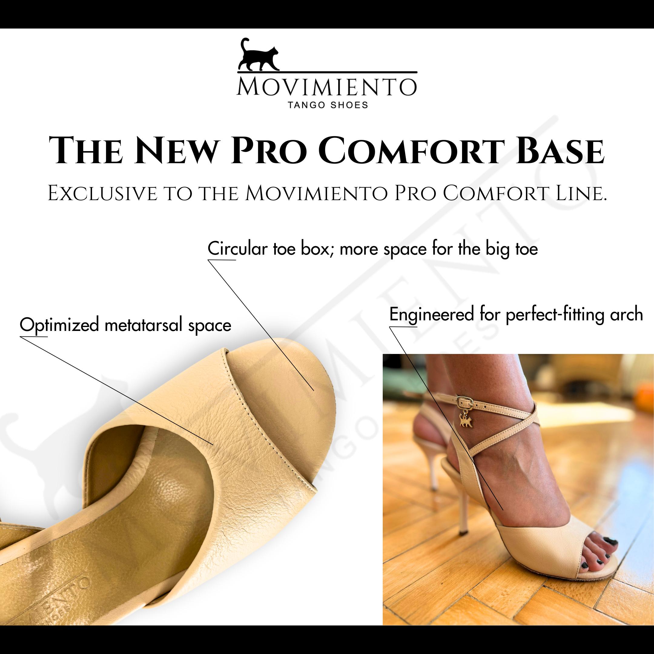 Movimiento Pro Comfort Colgada ブラックレザーハンドメイド