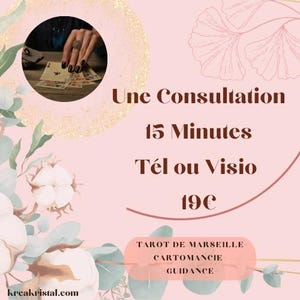 Consultation de Tarot de Marseille: 15 Min Tél ou Visio