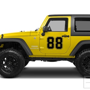 Custom numbers 0-99 decals | Choose your numbers | Racing Numbers | Car Numbers Vinyl Sticker | Bike Numbers decals | Boats Numbers B&G