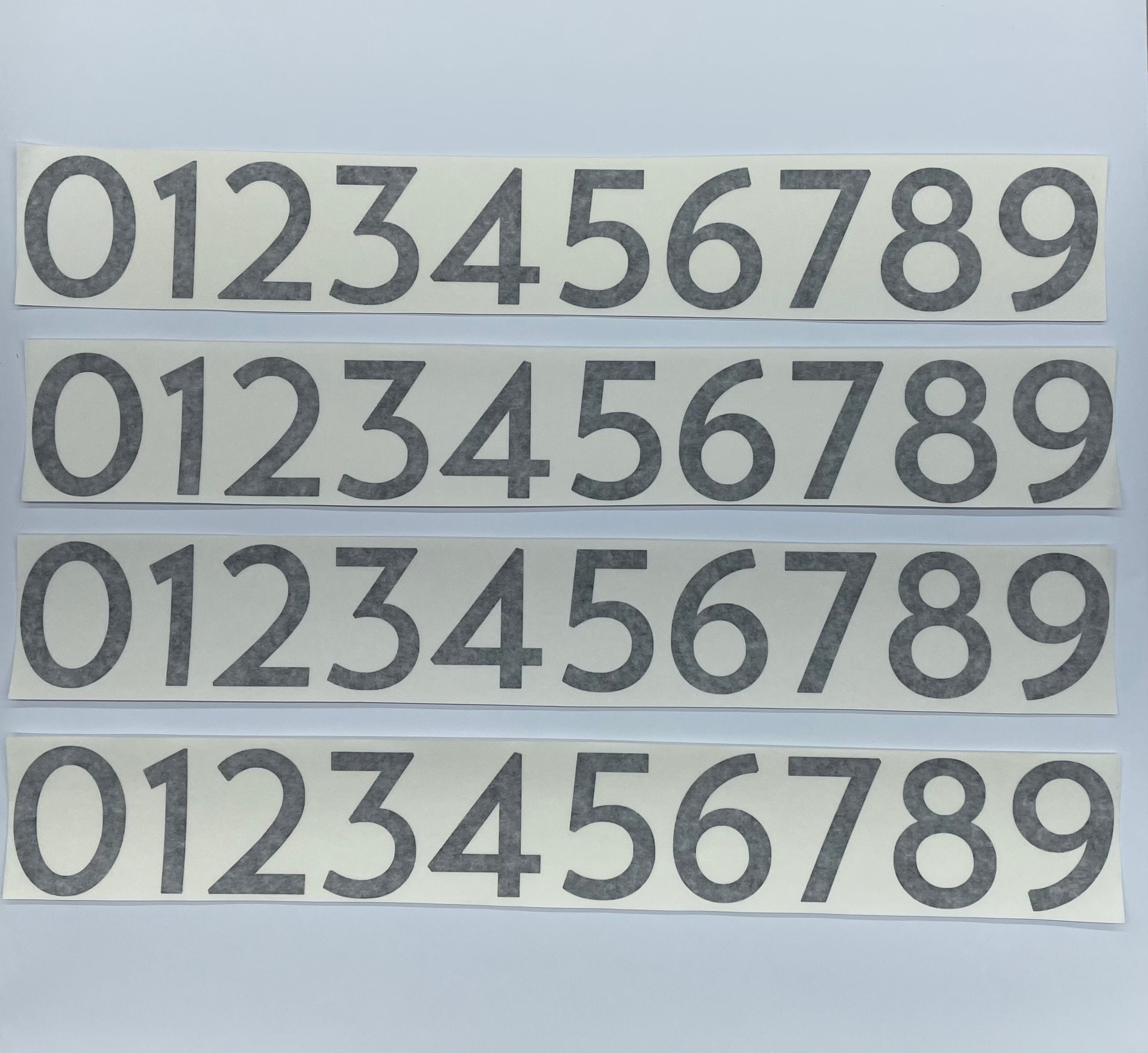 Desk Number Stickers Examples Numbers Vinyl Decals: Weatherproof DIY Digits for Mailbox, Door - Etsy