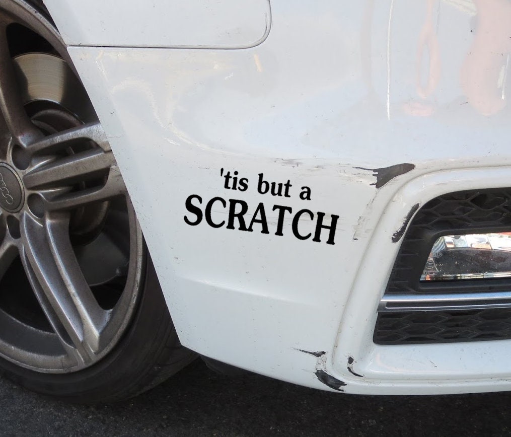 Car bumper stickers to hide scratches deals