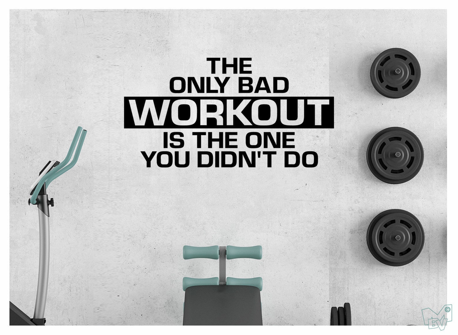 Home Gym Vinyl Decal Motivational Gym Quotes Wall Decor for Etsy