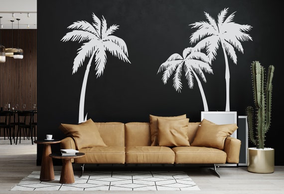 Palm tree wall art deals