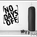 No Days Off, Gym Wall Vinyl Decal, Training Motivational Quote - Etsy
