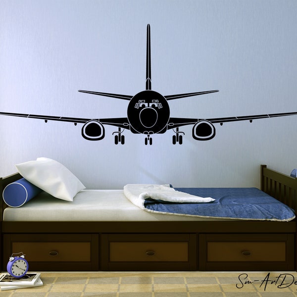 Airplane Wall Decals Etsy Canada