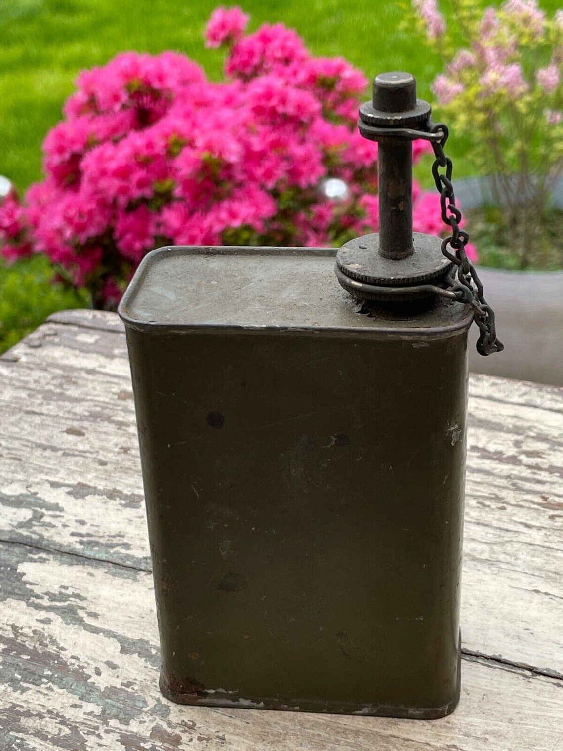 WW2 Machine Gun MG Browning Lube Oil Can Bottle Oiler Tin Etsy