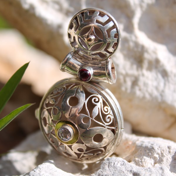 Pendentif Ethnique En Argent 2.09g - Occasion - Bijou Femme Style Bohème