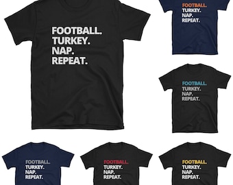 Thanksgiving Football. Turkey. Nap. Repeat. | NFL | Bears vs Lions | Bills vs Cowboys | Falcons vs Saints