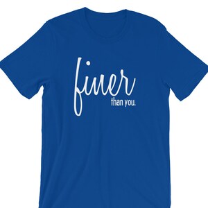 FINER than you | Zeta Phi Beta | Founders Day | Royal Blue tee
