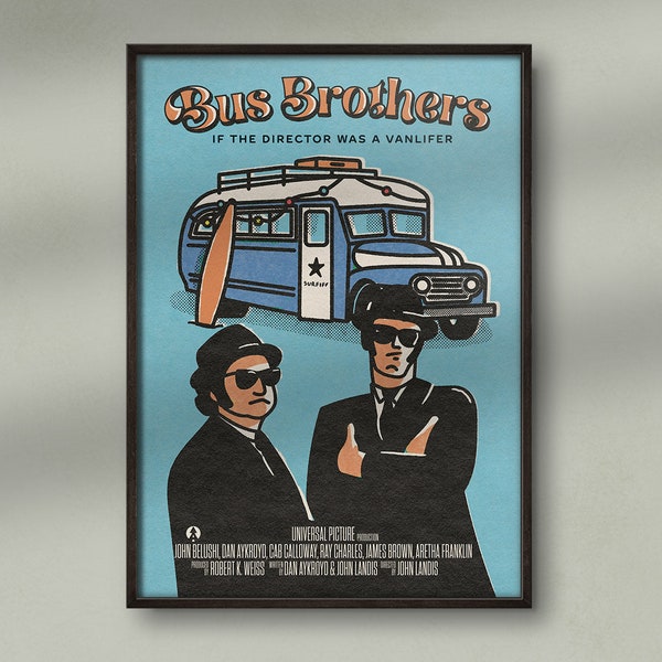 BUS BROTHERS, movie poster for vanlife