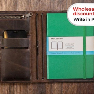 Moleskine-Einband aus Leder, Moleskine XL-Einband, großer Moleskine-Einband aus erweitertem Leder, Moleskine-Tageseinband, Leder-Tagebucheinband nach Maß