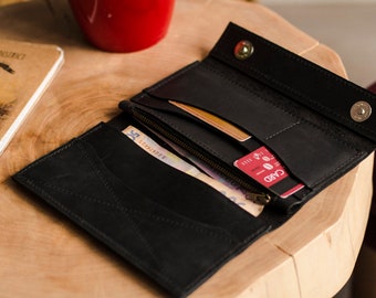 leather wallet women etsy