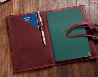 Rocketbook cover executive,Personalized leather portfolio,Rocketbook cover letter size,Leather refillable journal,Reusable notebook cover