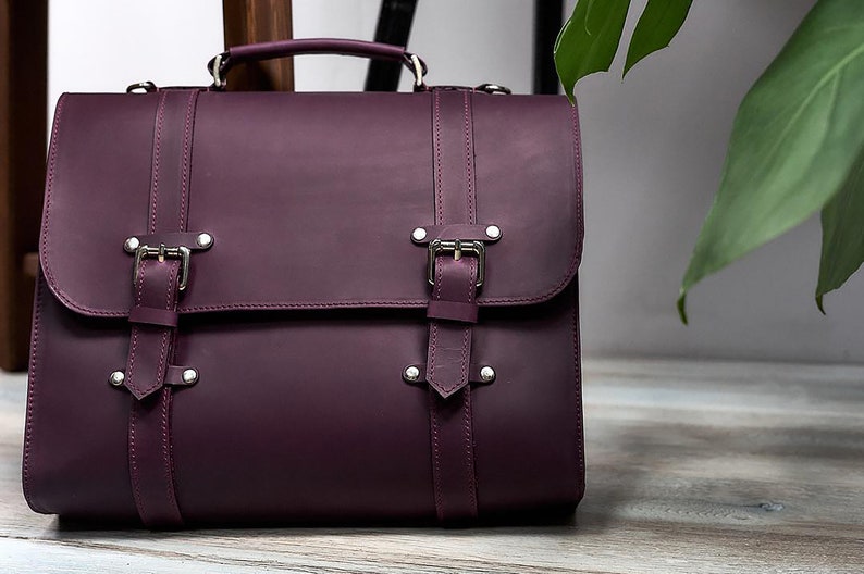 Leder Aktentasche,Leder Aktentasche,Laptoptasche Frauen,Laptoptasche,Damen Laptoptasche,Leder Umhängetasche,Damen Umhängetasche Leder Bild 7