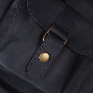 Cartera de cuero para hombre, Cartera de cuero para hombre, Cartera de cuero para hombre, Bolsa de computadora hecha a mano, Bolsa de hombro para hombre, Cartera de cuero para mensajero imagen 9
