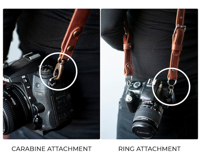 Camera strap leather black Camera strap dslr Camera straps Etsy