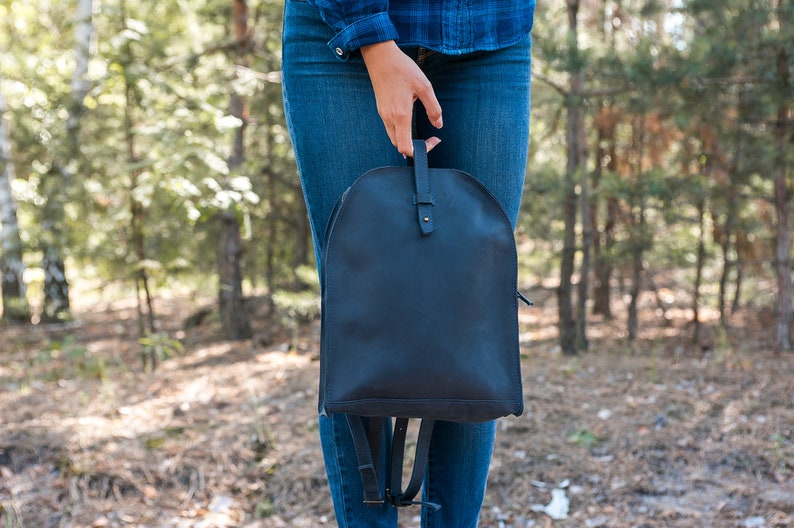 Leather bookbag,Womens backpack,College Rucksack,Backpack for school,Blue backpack,Hipster rucksack,Backpack women,Backpack for college