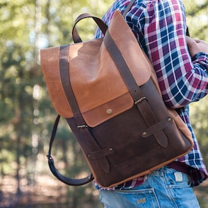 Laptop backpack men,Leather backpack,Men leather backpack,Computer bag,Laptop backpack,Leather rucksack,School backpack,College backpack