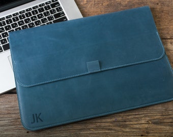 Funda para MacBook Air de 13 pulgadas (2020), funda de cuero para MacBook, funda de cuero para MacBook Pro de 16 pulgadas, funda de cuero para portátil personalizada, funda para portátil de 16 pulgadas