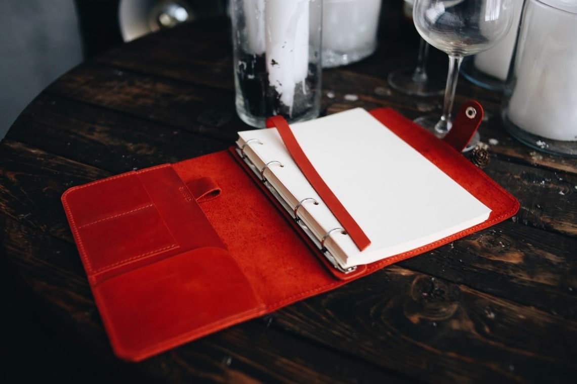 Portafolio de cuero personalizado mujer,Carpeta organizadora de documentos,Carpeta portafolio para mujer 3 anillas,Carpetas de negocios personalizadas