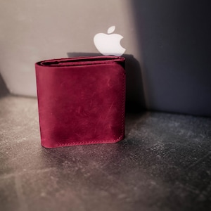 Cartera pequeña de piel mujer, Cartera de piel mujer, Cartera triple grabada, Cartera triple de piel, Cartera de piel, Cartera pequeña de piel,
