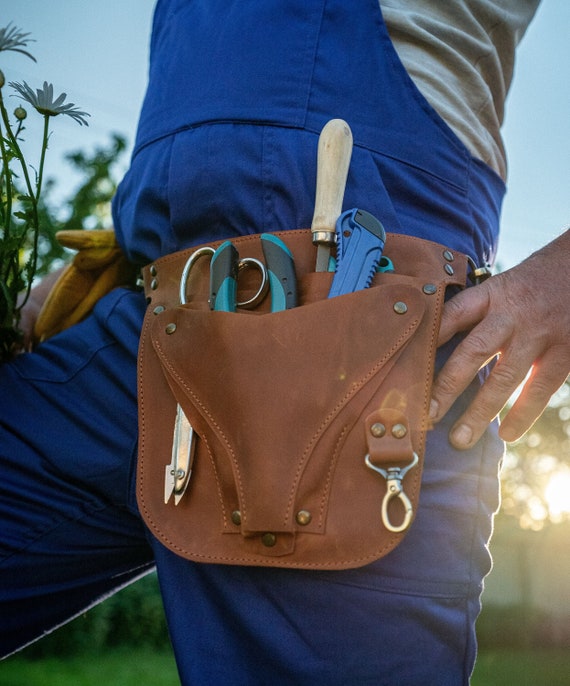 Sac de taille pour outils de jardinage avec pochette à outils de