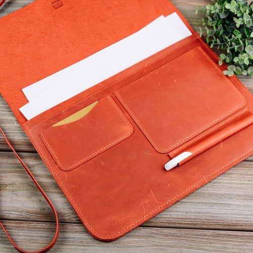 Genuine Leather Macbook Pro/air 13 16 Inch Sleeve leather Etsy