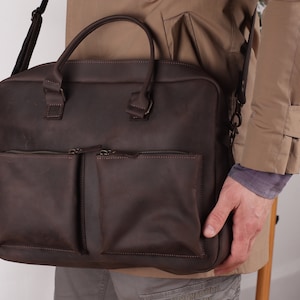 Messenger bag men laptop,Leather shoulder bag,Crossbody laptop bag,Mens leather messenger bag,Leather college bag,Office briefcase