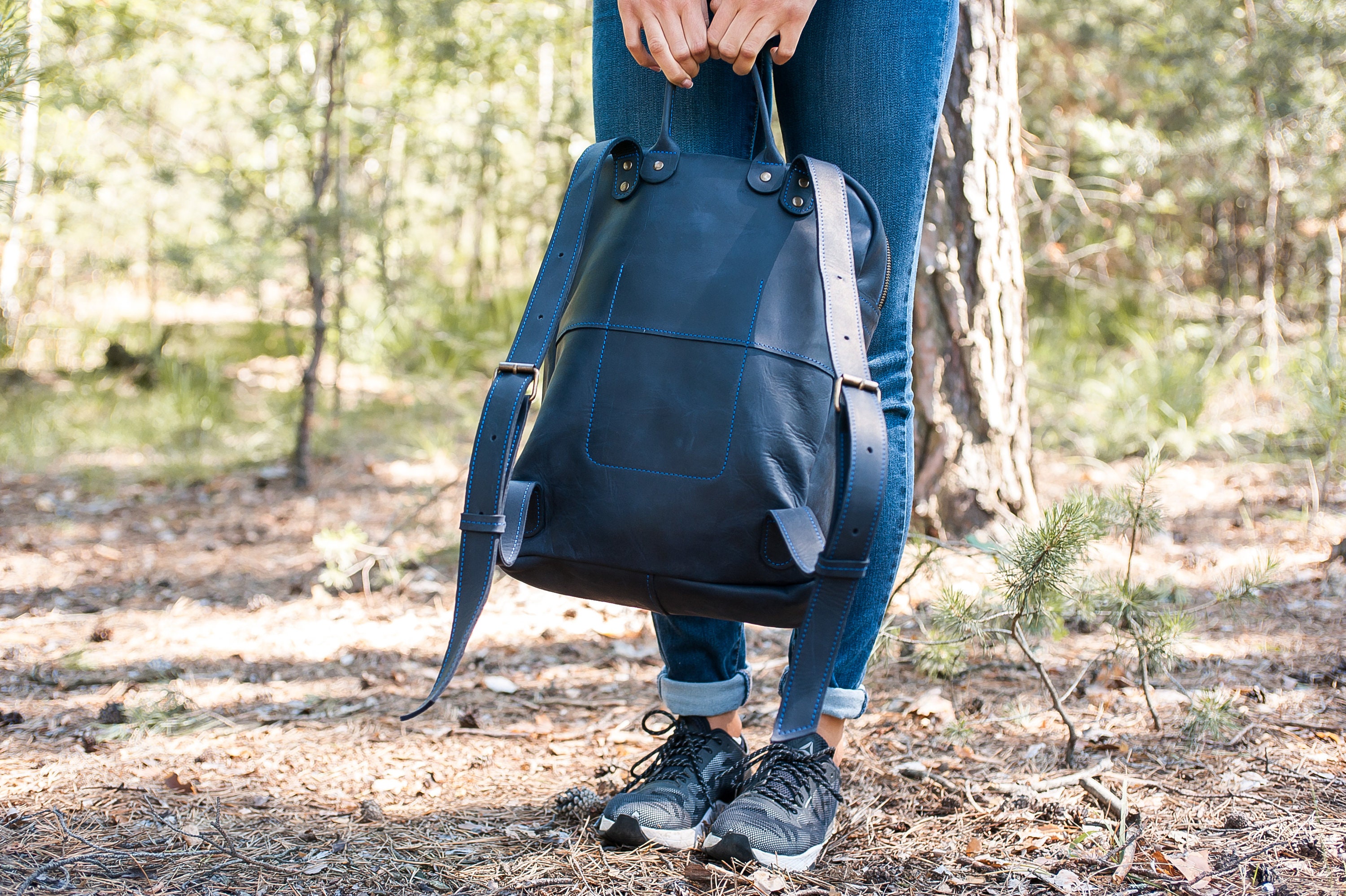 Leather backpack women laptopBackpacks for womenBackpack | Etsy