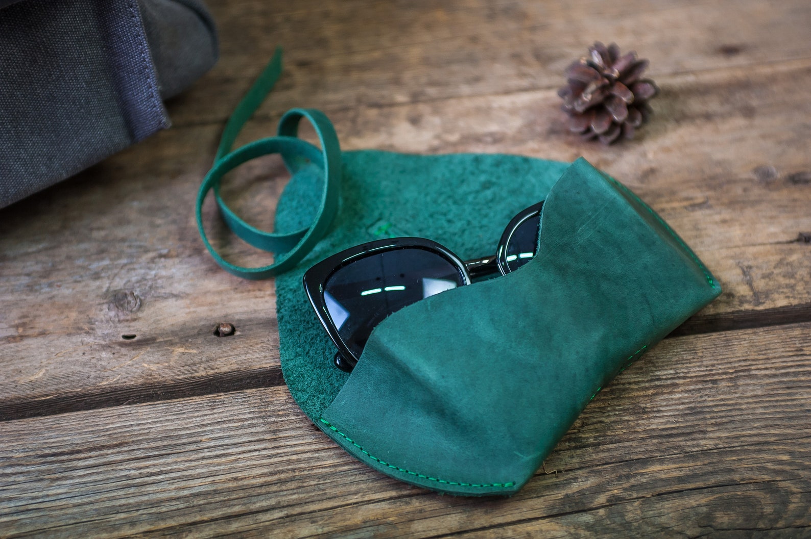 Eyeglasses Casesunglasses Caseeyeglass Caseleather Eye Etsy