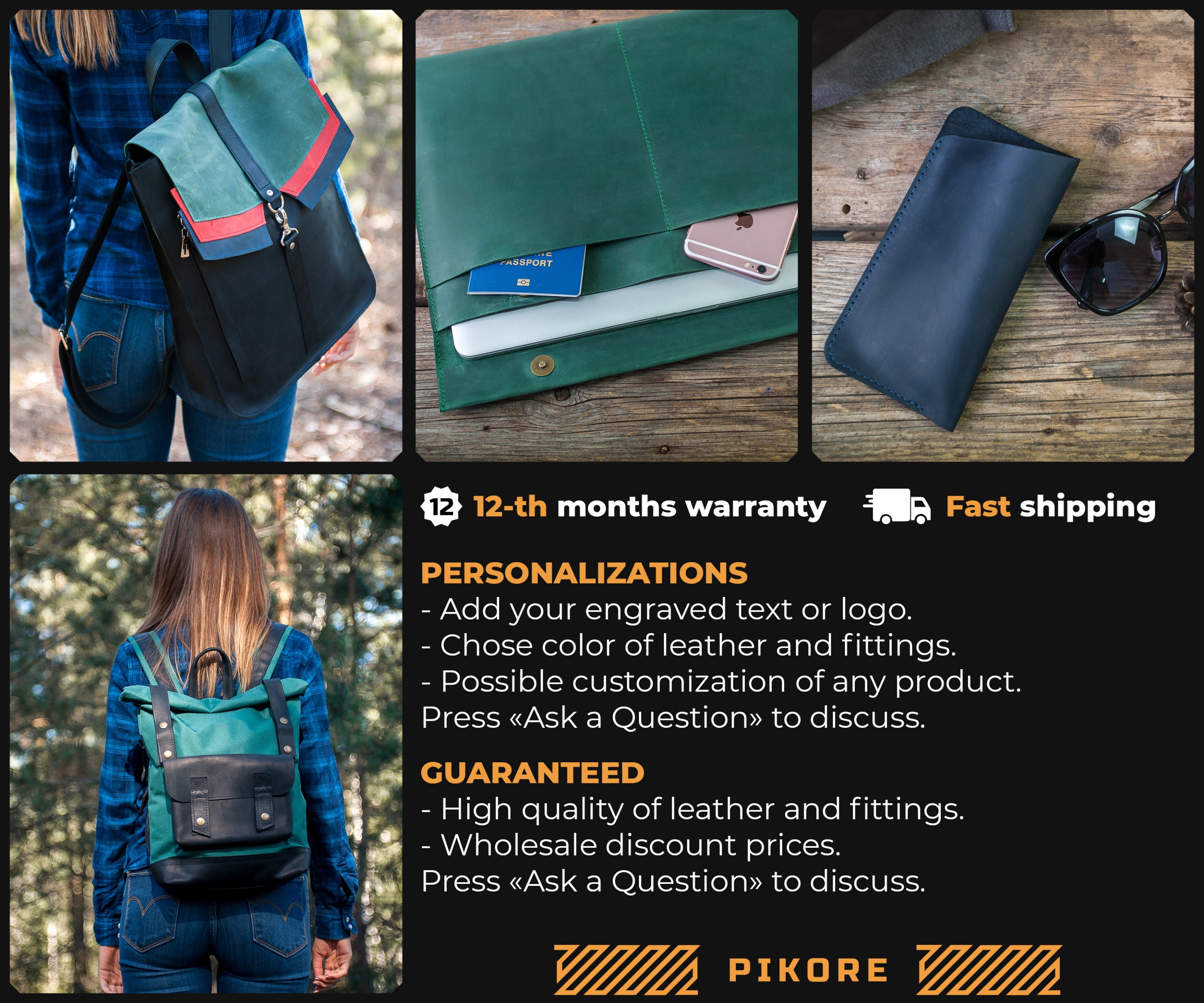 Three Color Backpack,laptop Backpack,school Backpack,leather