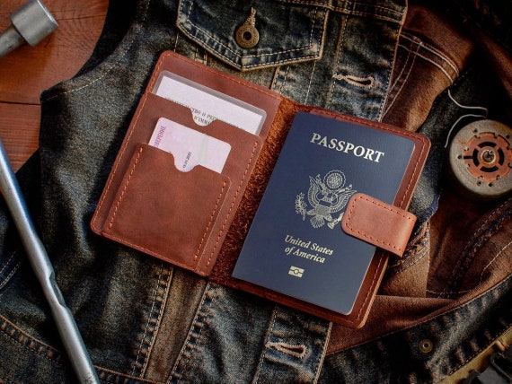 DIY Leather Passport Covers