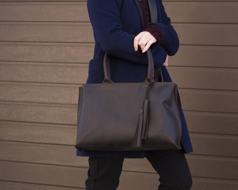 Leather Tote Bag Handbag Leather Laptop Bag Leather Tote Custom Tote Bag Leather Purse Vintage Evening Bag Minimalist Bag Leather Bag