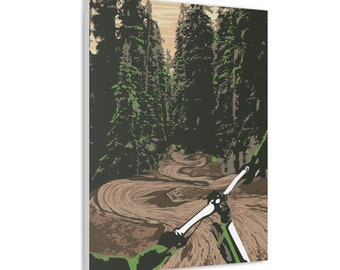 Mountain Bike Canvas Gallery Wraps